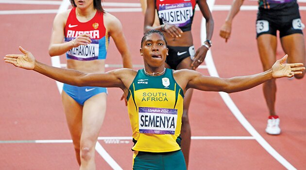 Mokgadi Caster Semenya … The first black South African woman to win a world track title when she stormed to 800m gold in Berlin seven years ago. (File Pic) 